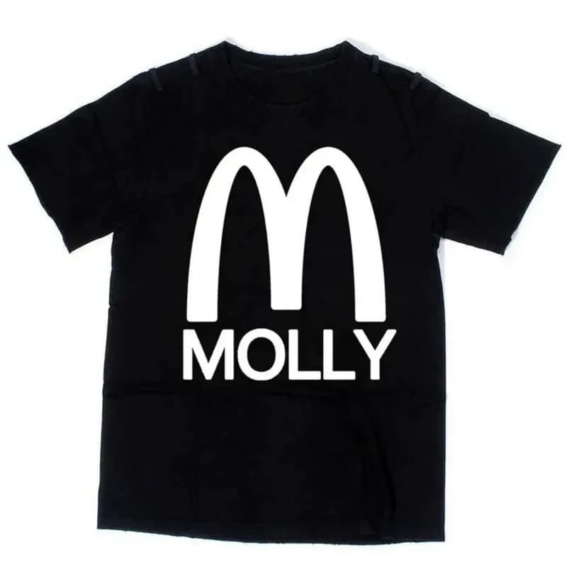 2025 Women T-Shirt Hip Hop Punk Goth Tshirt Letter M Print H
