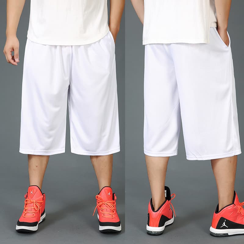 Cross-border Summer Thin Shorts for Plus Size 350 lbs Men, Sports Shorts, Mid-Length Shorts, Youth Basketball Shorts, Loose Fit