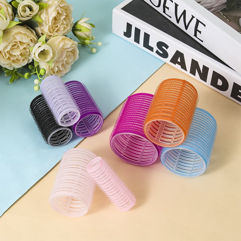 Cross-border bangs curler clip, self-adhesive hair curler, plastic curler clip, high skull fluffy curler clip