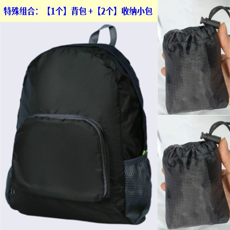 Large Capacity Travel Backpack Outdoor Hiking Backpack Camouflage Storage Bag Foldable Compact Backpack