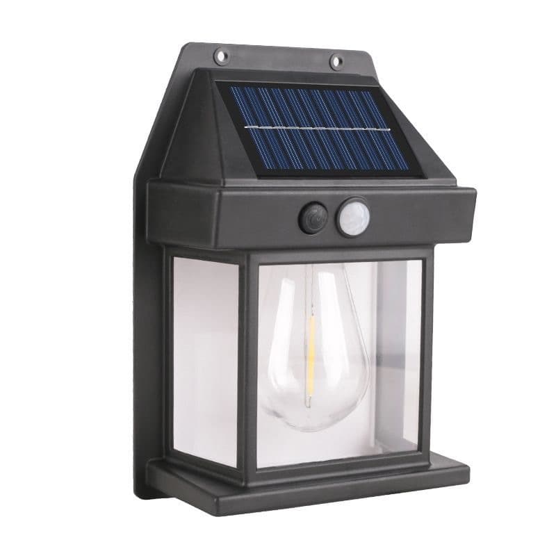 Home Solar Light Outdoor Garden Light Waterproof Motion Sensor Wall Light Garden Road Lighting Filament House Light