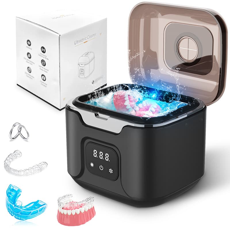 New braces ultrasonic cleaning machine Multifunctional jewelry cleaning machine Cross-border hot-selling denture ultrasonic cleaning machine