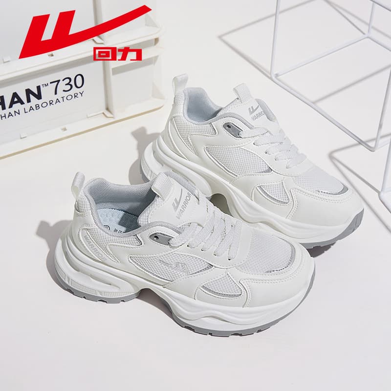 Warrior Women's Shoes 2025 Summer New Arrival Women's Cushioning Breathable Lightweight Soft Sole Mesh Casual Running Shoes