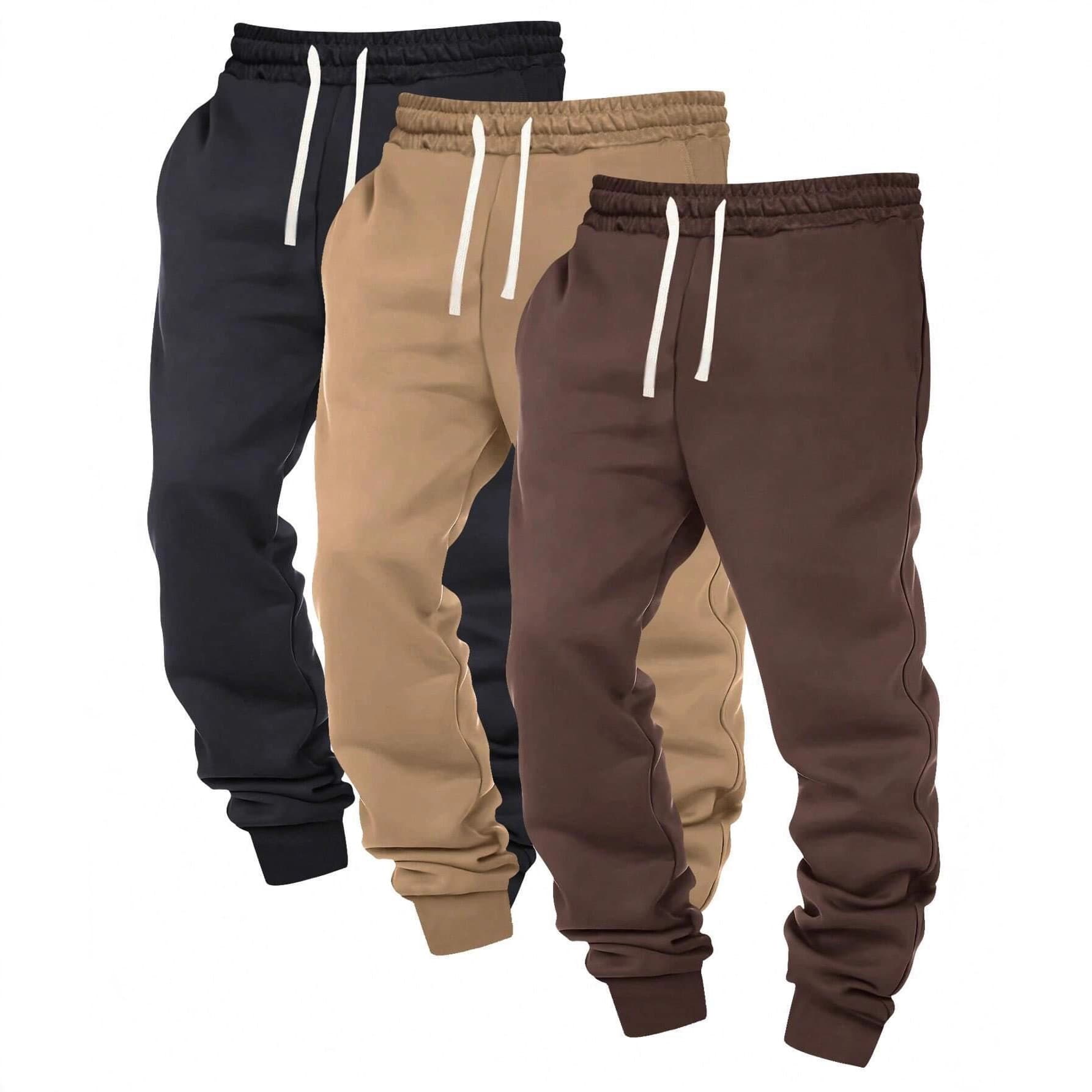 2025 Cross-Border Amazon AliExpress Autumn/Winter Jogging Casual Sweatpants Trendy Sport Pants Multi-Piece Set