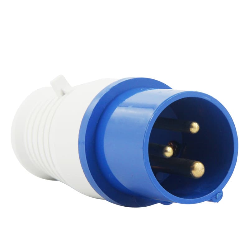 Factory wholesale waterproof splash-proof explosion-proof industrial plug socket 3-core 3P 32A IP44 industrial plug