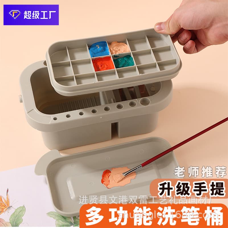 Creative Stationery Set Wooden Box Pencil Sharpener Included For Office Art Supplies