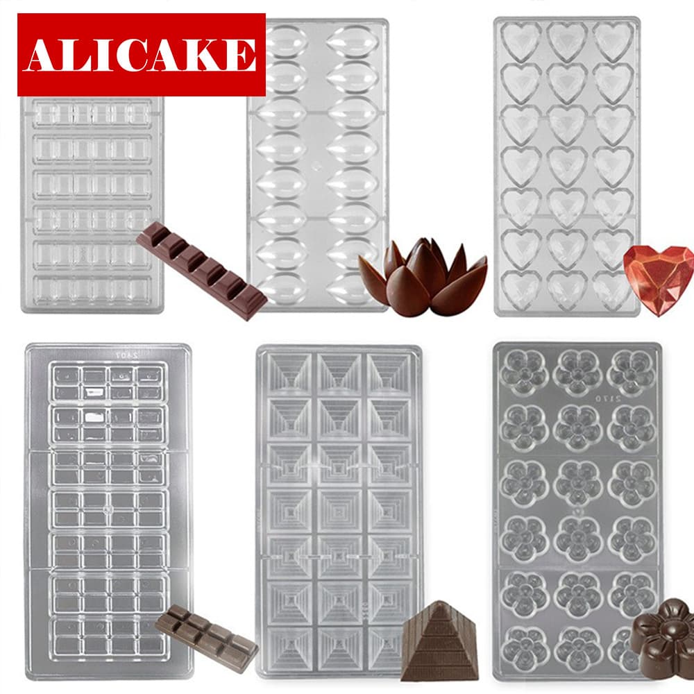 Chocolate mold polycarbonate PC/PS candy mold kitchen baking tools