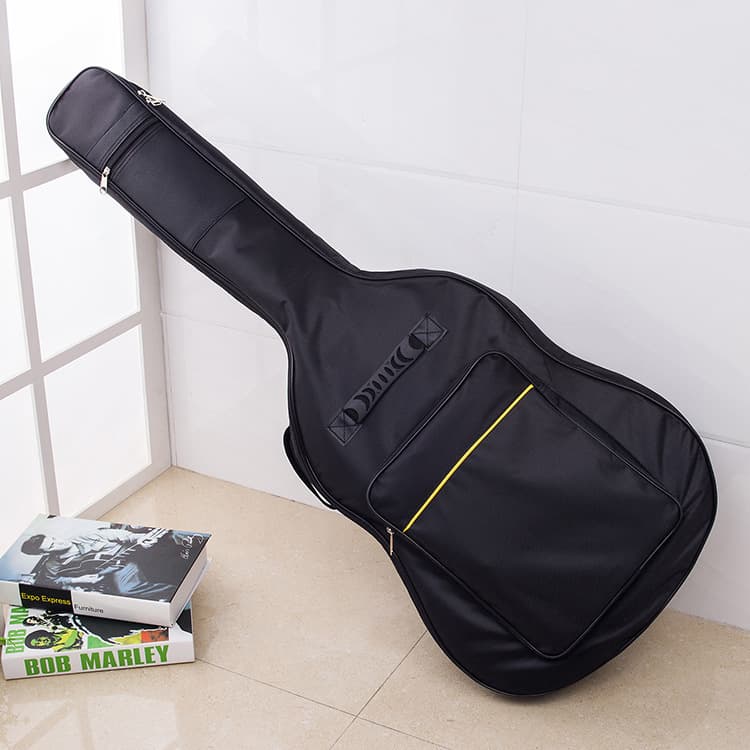 41-inch Acoustic Guitar Backpack Case, Thickened Oxford Cloth, Waterproof, Padded, Student Double-Shoulder Gig Bag