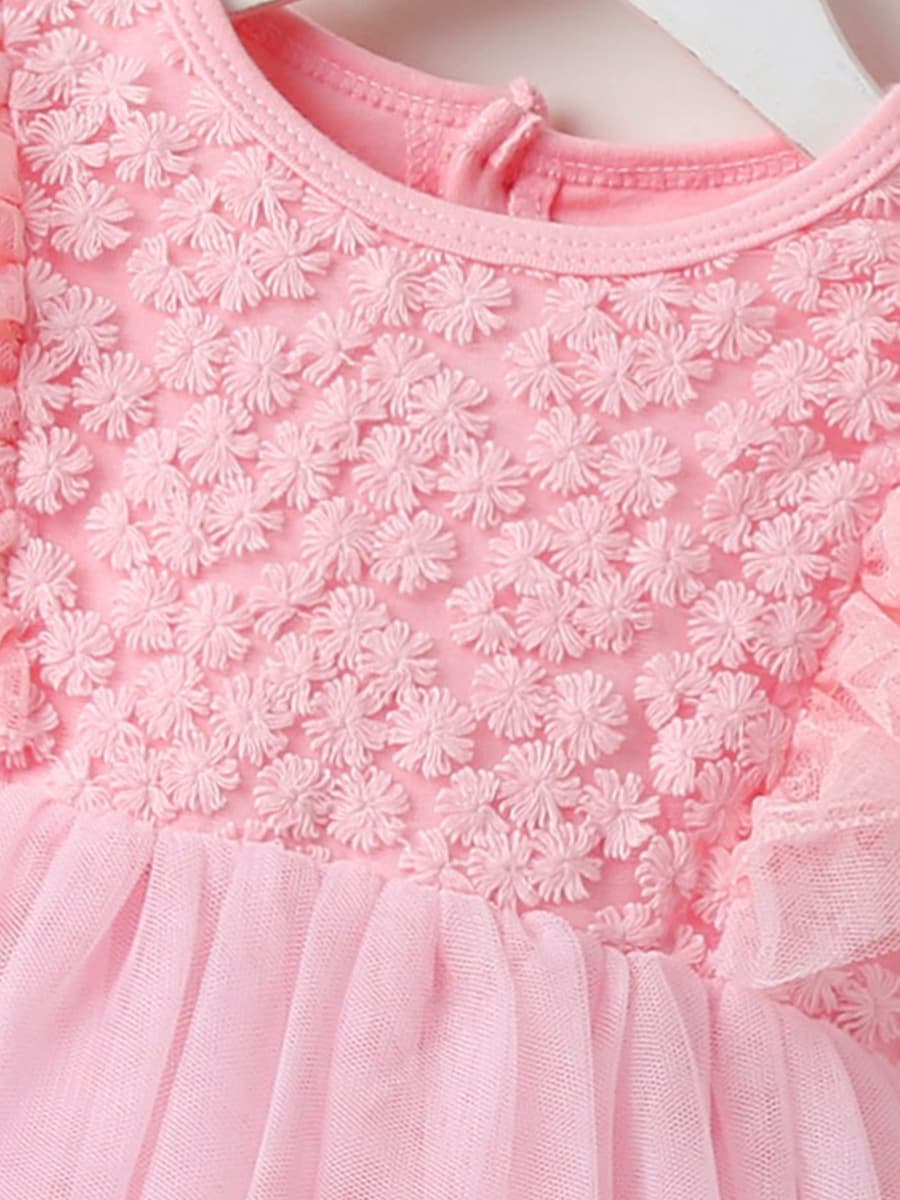 Cross-border Newborn Baby Girl Dress for Chinese New Year, Princess Dress for Spring and Autumn, Stylish Toddler Outfit