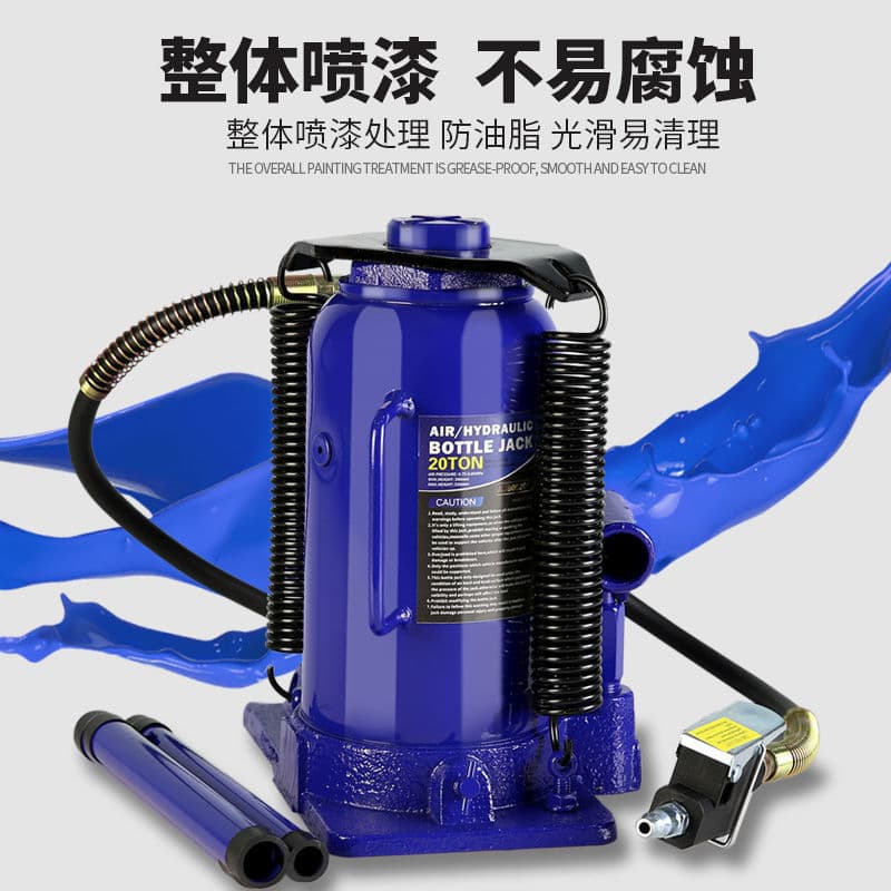 Pneumatic Vertical Hydraulic Jack 12-Ton, 20-Ton, 32-Ton Heavy-Duty Oil Pressure Lifting Tool for Trucks, Buses, and Auto Repair