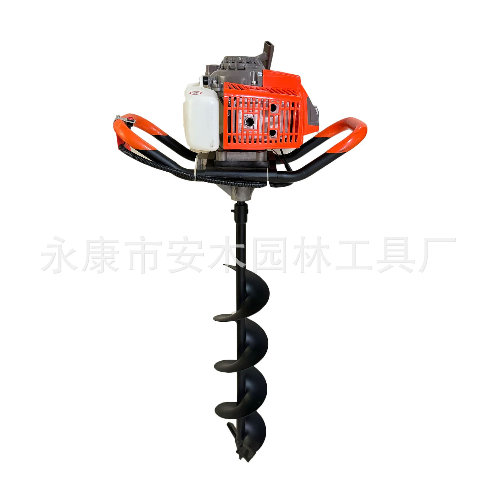 Cross-border supply two-stroke earth drilling rig for agricultural hole drilling, digging, and tree planting.