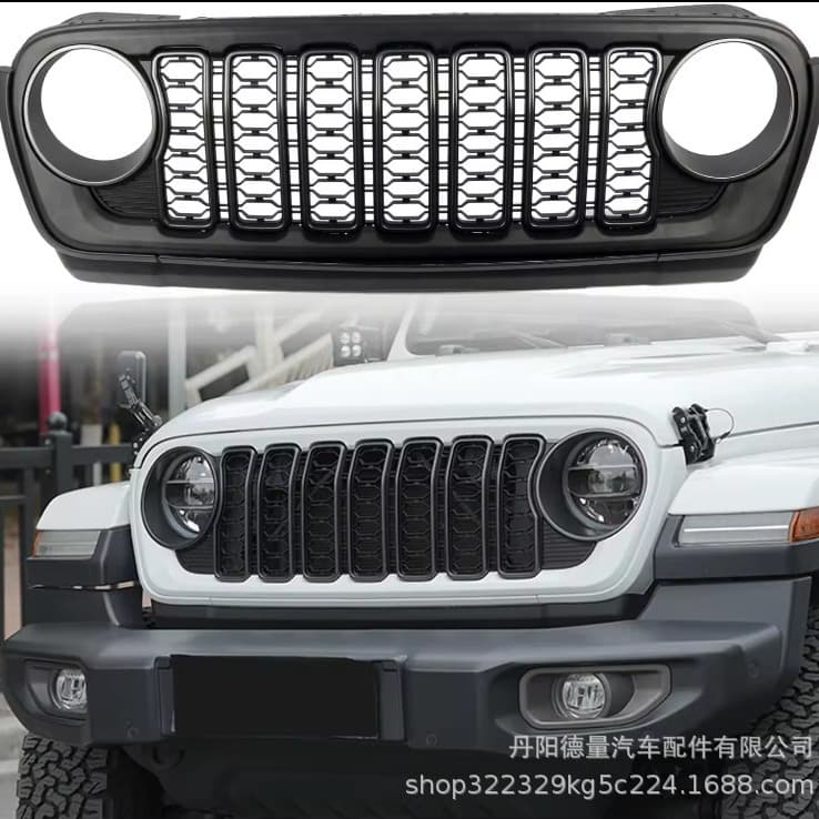 Cross-Border Wrangler Front Face Suitable for 18-24 Jeep Wrangler Front Grille Jl24 Wrangler Grille