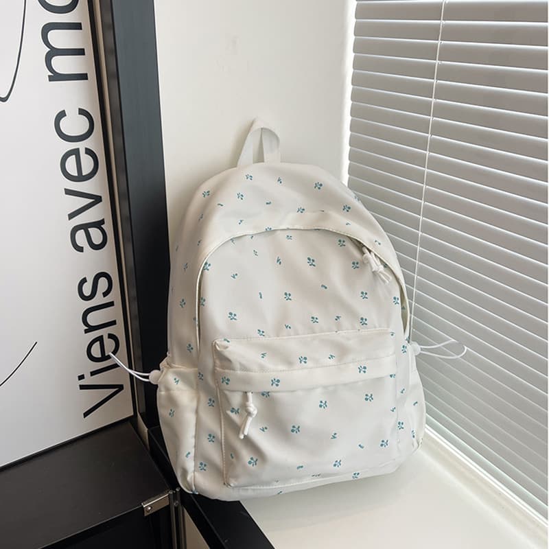 Backpack for Junior High School Girls, Cute Simple Versatile Korean Style High Aesthetic Ins Style Double Shoulder Bag for High School and College Students