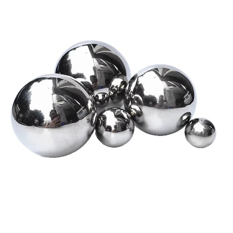 201 Stainless Steel Mirror Hollow Ball for Shopping Mall Window Display Decorative Floating Ball Metal Sphere Ball Steel Ball