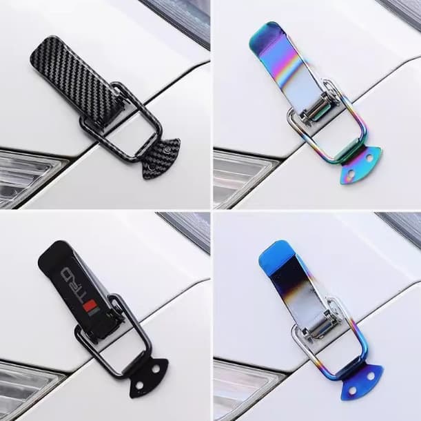 Cross-Border Car Modification Surround Gap Large Lock Fixed Buckle Sticker Repair Punch-Free Pull Hook Bumper Lock