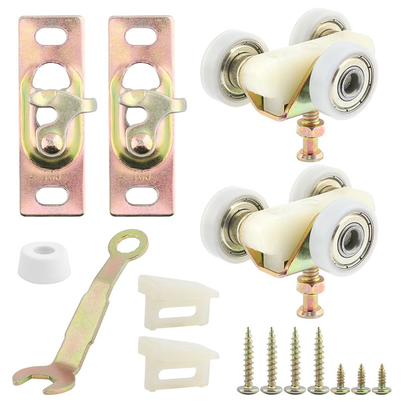 New pivot adjustment wrench, adjustable wrench, universal adjustable wrench, sliding door pocket door pulley open-end wrench.