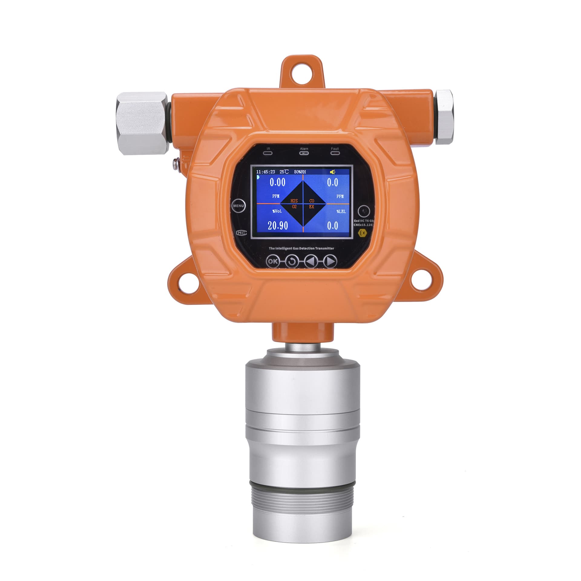 Fixed Sulfur Dioxide Gas Detector Online SO2 Gas Concentration Monitoring Alarm
