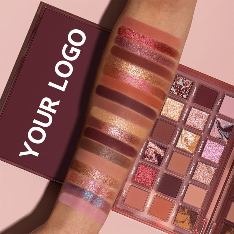 Cross-Border Makeup Cosmetics Eyeshadow Palette Without Logo, Multi-Purpose Beauty Palette Wholesale, 18 Colors, Exclusively for Cross-Border Sales