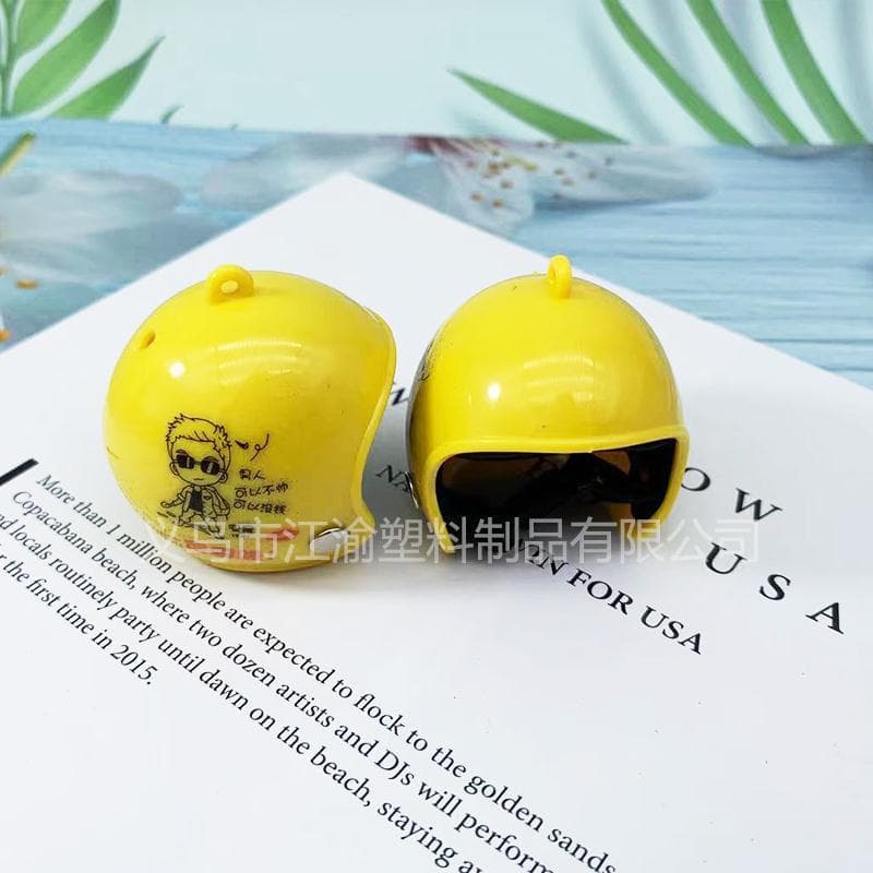 Pofeng Duck Helmet, TikTok Duck Helmet, Internet Celebrity Cycling Helmet, ABS Car Decor