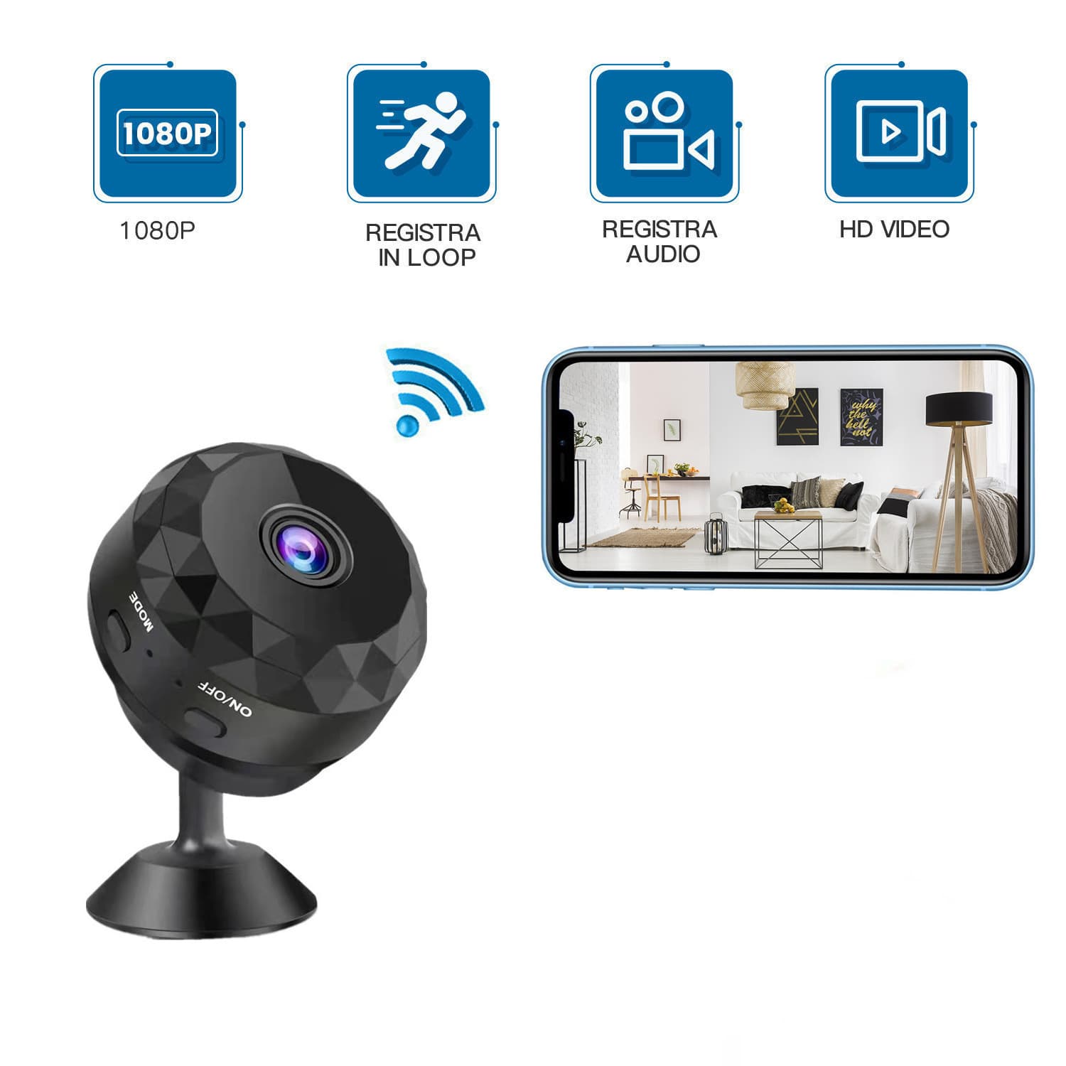 Cross-border exclusive wholesale link for the small square X1/X6 diamond model Wi-Fi smart camera.