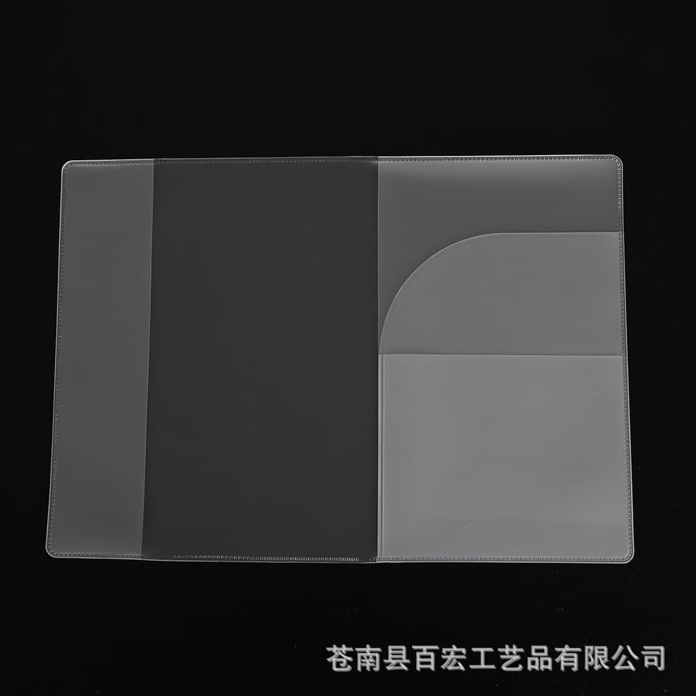 Thickened Pvc Transparent Frosted Multi-card Slot Passport Protective Cover Korean Style Document Holder Dustproof Cover