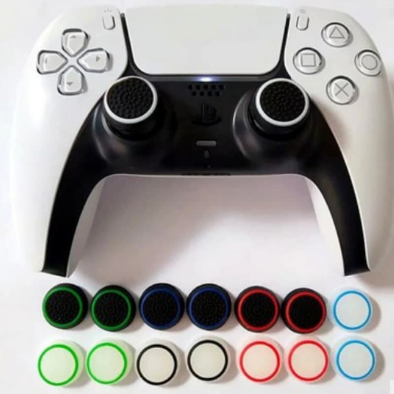 Glow-in-the-Dark Mushroom Cap Thumbstick Grips for PS5, PS3, PS4, XBOXONE, 360 Dual-Color Handle
