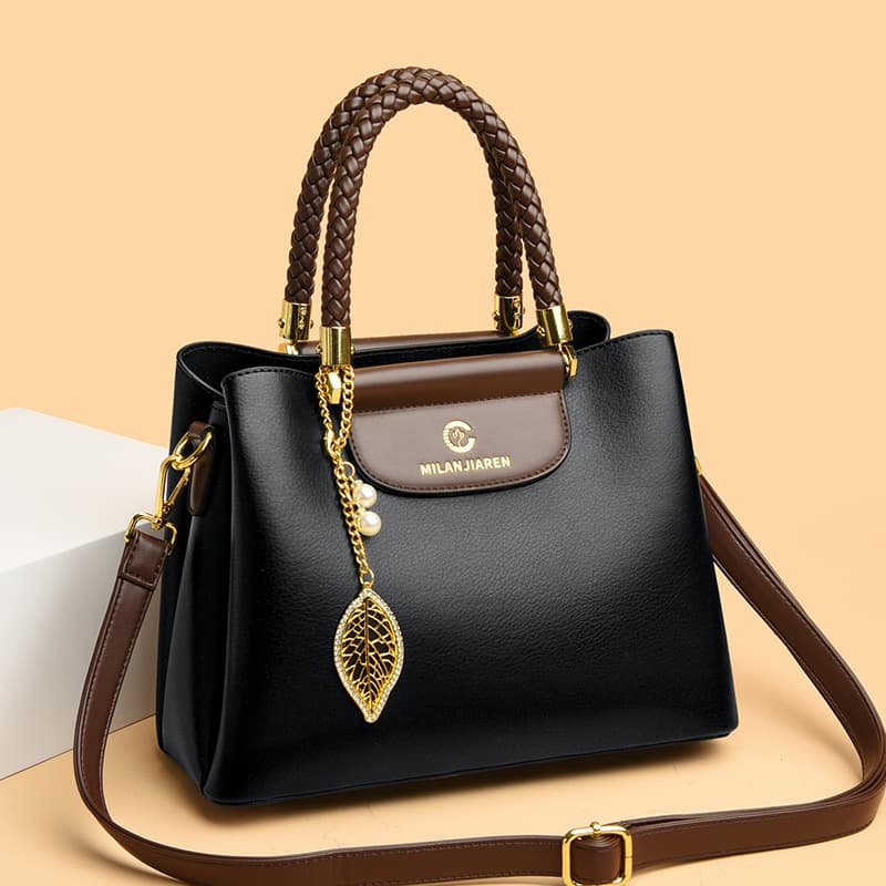 2026 New Fashion Handbag Shoulder Bag Middle-Aged Women's Bag Premium Commuter Bag Large Capacity Women's Tote Bag