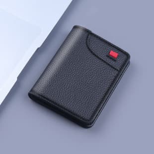 Men's Slim Vertical Wallet Card Holder Compact Money Clip Mens Wallet Cross-border