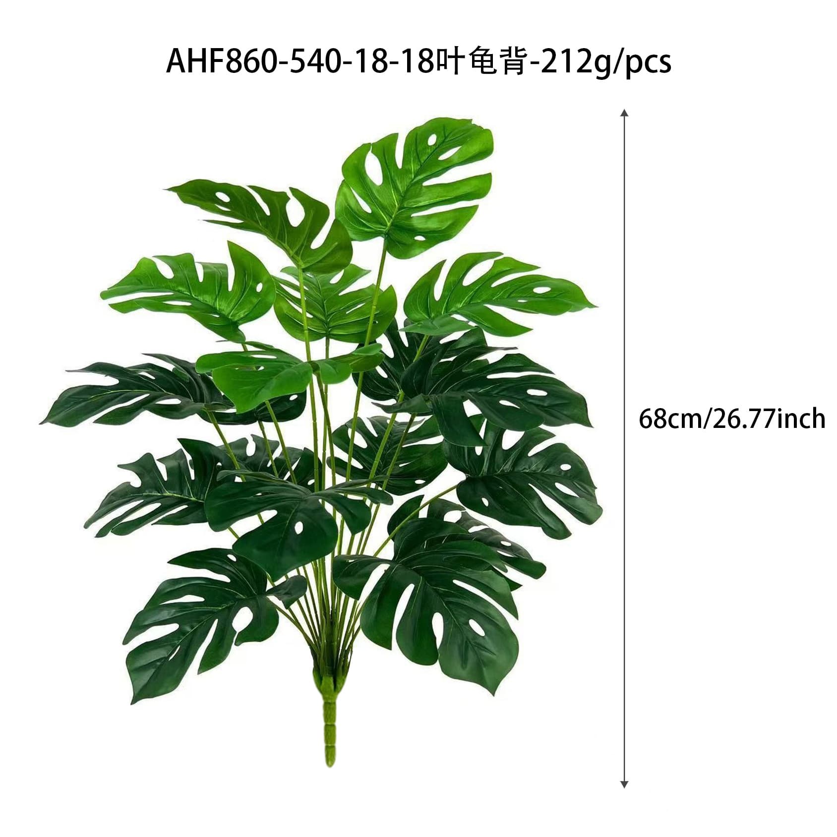 Artificial Green Plant Simulation Areca Palm for Living Room Desktop Decoration Wedding Landscape Green Palm Tree Potted Plant Wholesale