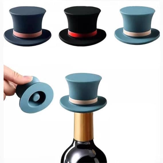 In-Stock Quick Delivery Silicone Bottle Stopper Magic Cap Bottle Stopper Red Wine Bottle Stopper Wine Bottle Stopper Sealing and Preservation Bottle Stopper Wholesale