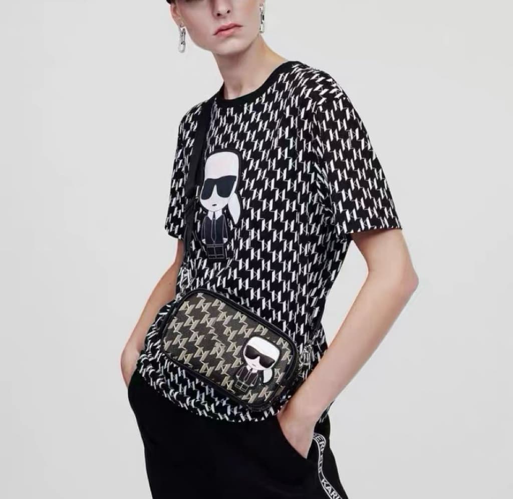 Karl Lagerfeld Women's Lightweight Crossbody Fashion Bag