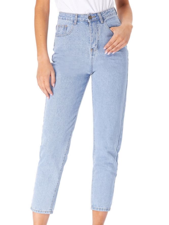 2025 New Women's Casual Straight-Leg Jeans for Spring/Fall, Cross-Border E-commerce for AliExpress, Wish, Amazon, Export to Europe and America