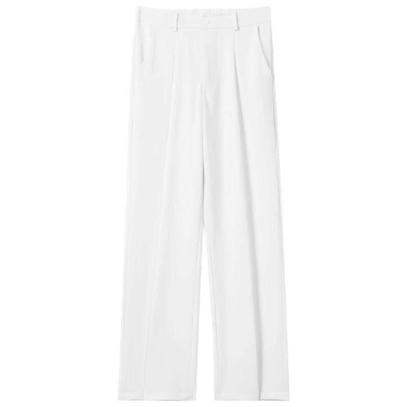 American Style Drape Casual Pants Men Spring New High-Waist Vintage Straight Suit Pants Loose