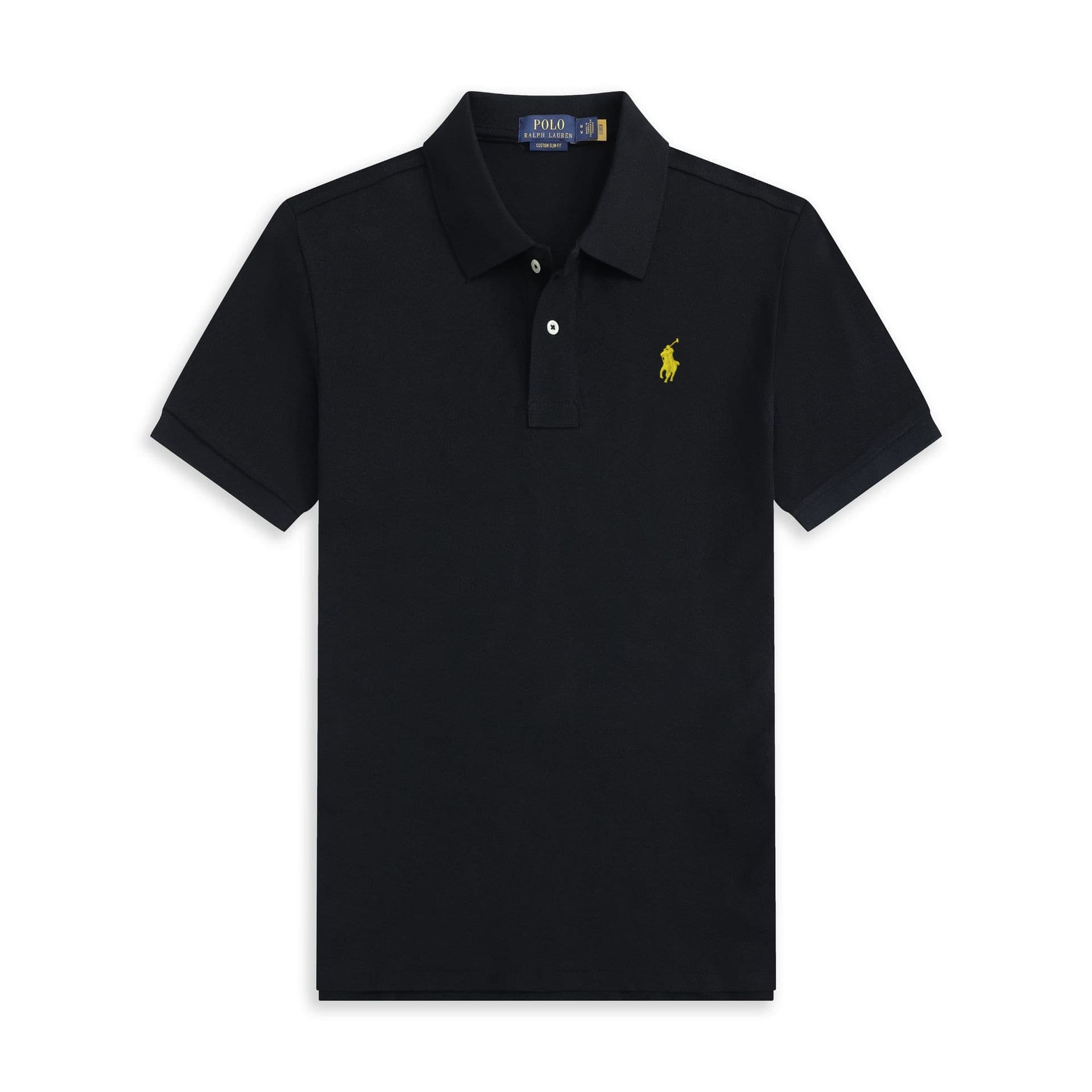 Cross-Border Men's Short-Sleeved European Size RL Embroidered T-Shirt Men's Polo Shirt Lapel Pony Logo Top Polo Shirt