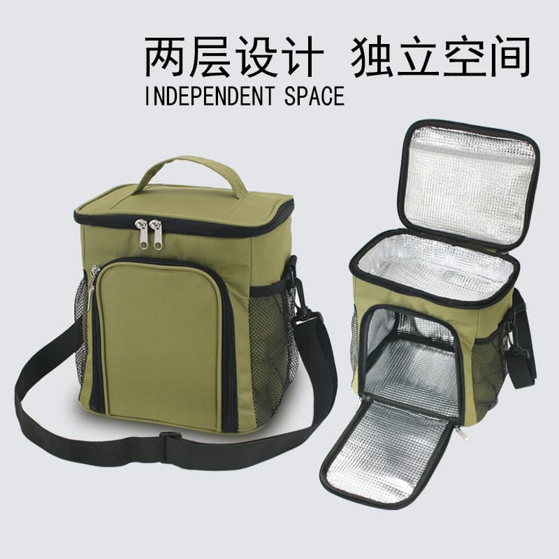 In-Stock Wholesale Fresh Insulated Cooler Bag, Portable Foldable Expandable Crossbody Backpack, Ice Pack Bag