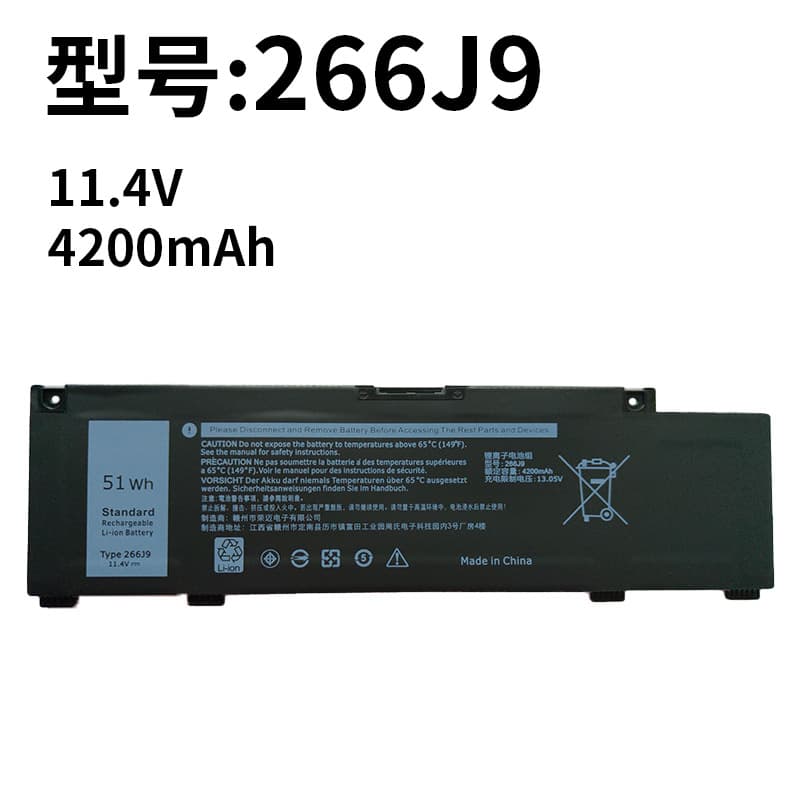 Suitable for Dell 266J9, 5590, 3790, 3779, 3500, 3590, 5500, P89F laptop batteries