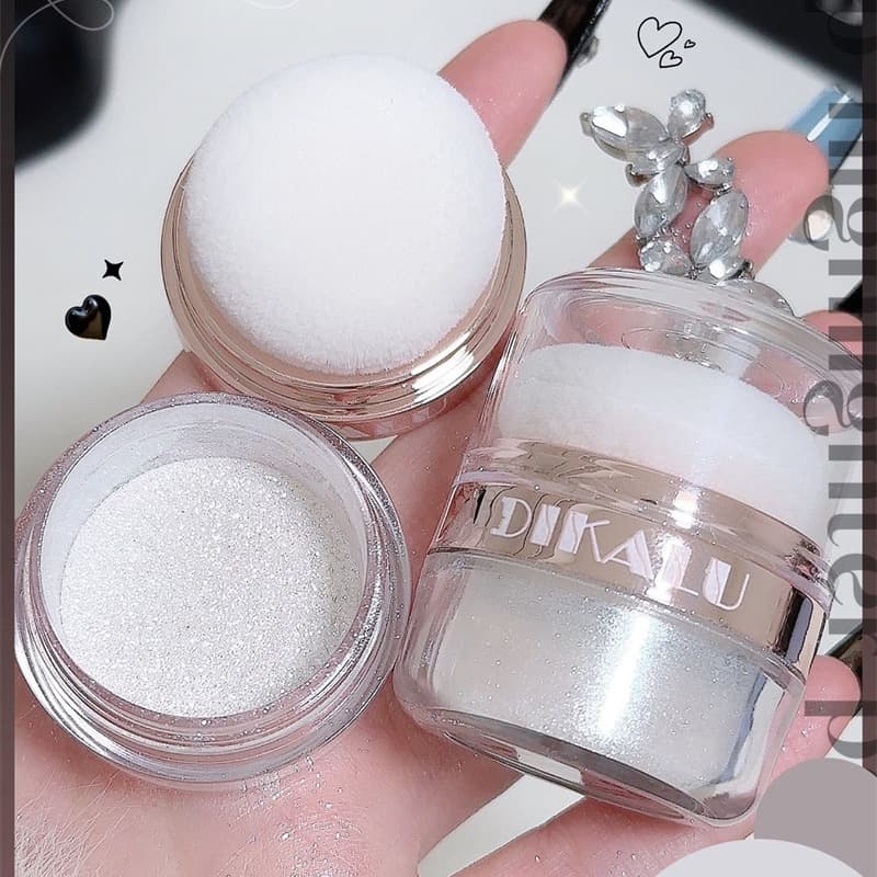 Highlight Powder Body Shimmer Powder Collarbone Glitter Powder for Parties Internet Celebrity Bridal Makeup Brightening Fairy Magic Dust Powder