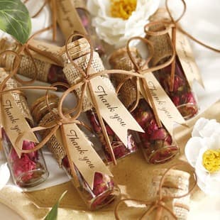 Wedding Favor Small Gift for Bridesmaids, Rose Bud Decorative Glass, Niche Premium Practical Wedding Gift