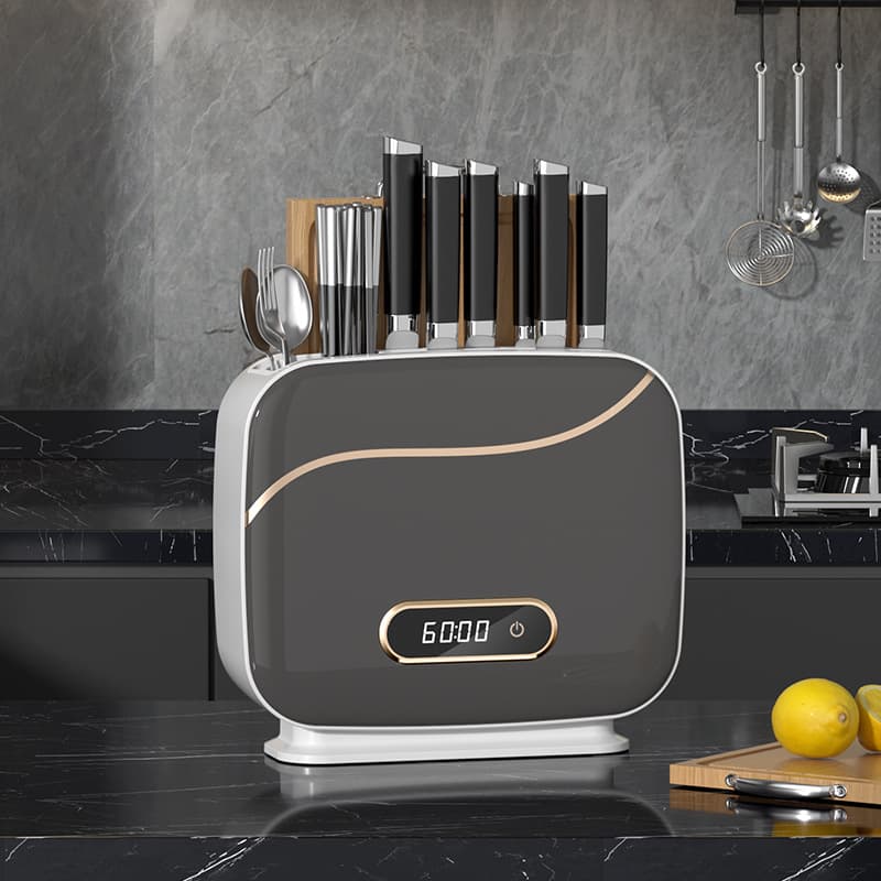 Cross-border Multifunctional Wall-mounted UV Sterilizing Knife Holder with Drying for Knives and Chopsticks Storage