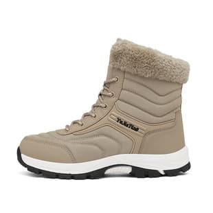 Cross-Border Snow Boots for Men, Winter Warm Boots for Men and Women, Cotton-Lined Warm Shoes, Mid-Top High-Top Shoes Wholesale Stock