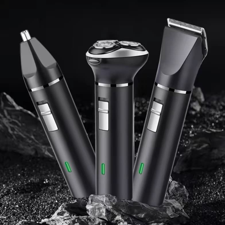 Cross-Border Wholesale Electric Shaver, Multi-Functional Three-In-One Shaver, Fully Washable, Rechargeable Electric Shaver