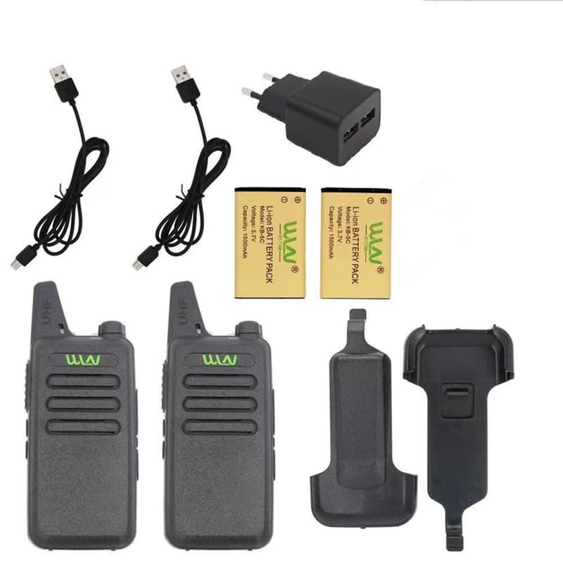 Walkie-talkie manufacturer Kelly Walineng KD-C1 mini walkie-talkie civilian thin high-power wholesale Chinese and English
