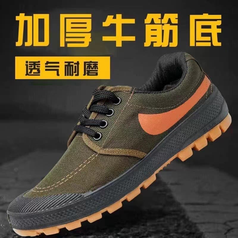 Work Safety Shoes Men Anti-Odor Lightweight Rubber Sole All-Season Breathable Anti-Slip Work Shoes Dirt-Resistant Factory Direct Drop Shipping