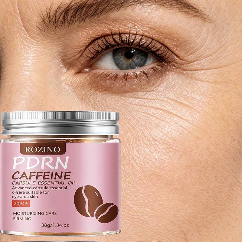 Cross-border ROZINOPDRN caffeine moisturizing firming eye essence capsule 38g hydrating and moisturizing factory direct sale