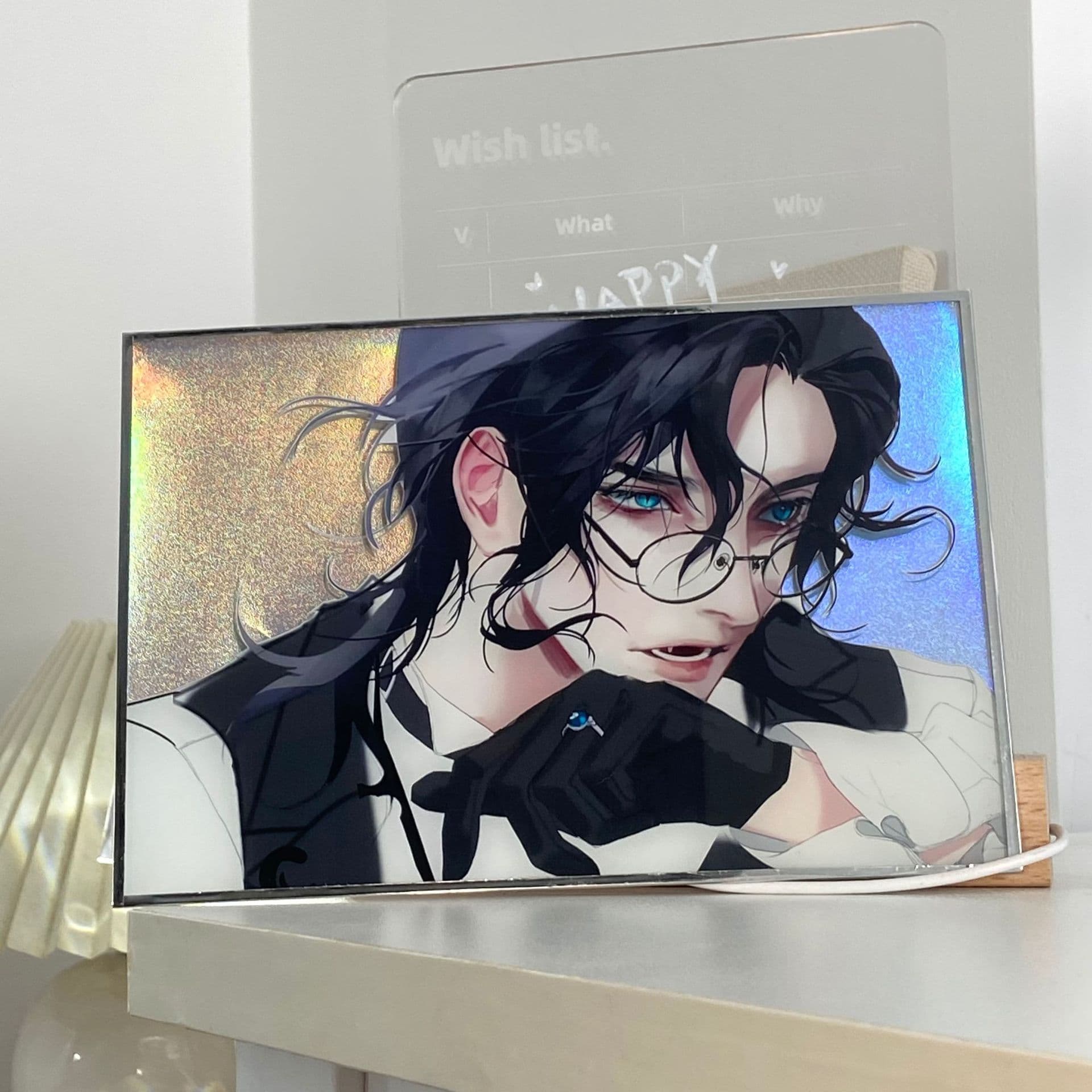 Custom anime UV acrylic laser double-flash color paper, sand depth effect offset printing color paper, comic convention peripherals
