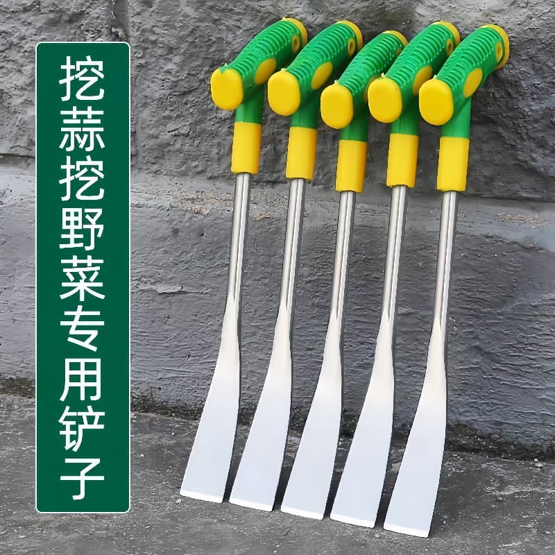 Wild Vegetable Digging Tool Garden Shovel, Manganese Steel Garlic Digger, Digging Shepherd's Purse, Planting Flower Iron Shovel, Soil Digging Weeding Tool Outdoor Spade