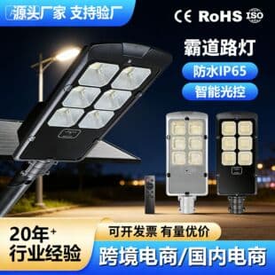 Solar Outdoor Street Light Home Courtyard Light Outdoor Remote Control LED Lighting Human Body Induction Solar Light