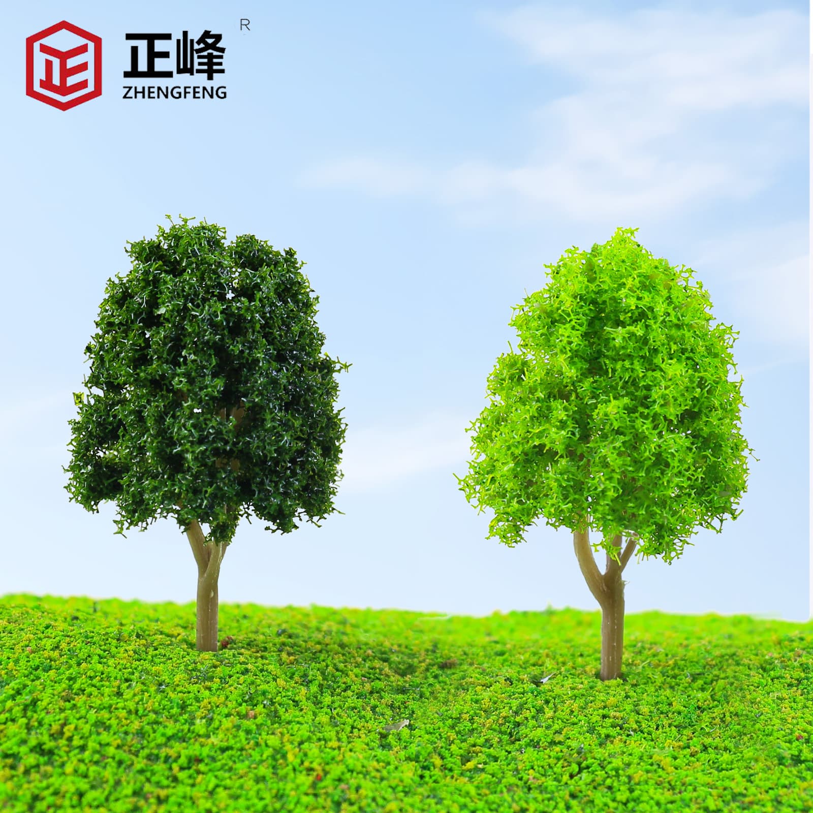 Sand Table Building Model Green Begonia Tree Micro Landscape Tree Scene Model Tree Craft Model Tree Material