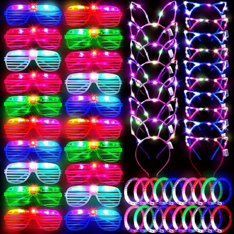 2026 New Cross-border Drop Shipping 60-Piece Glow Party Set Light Up Your Night