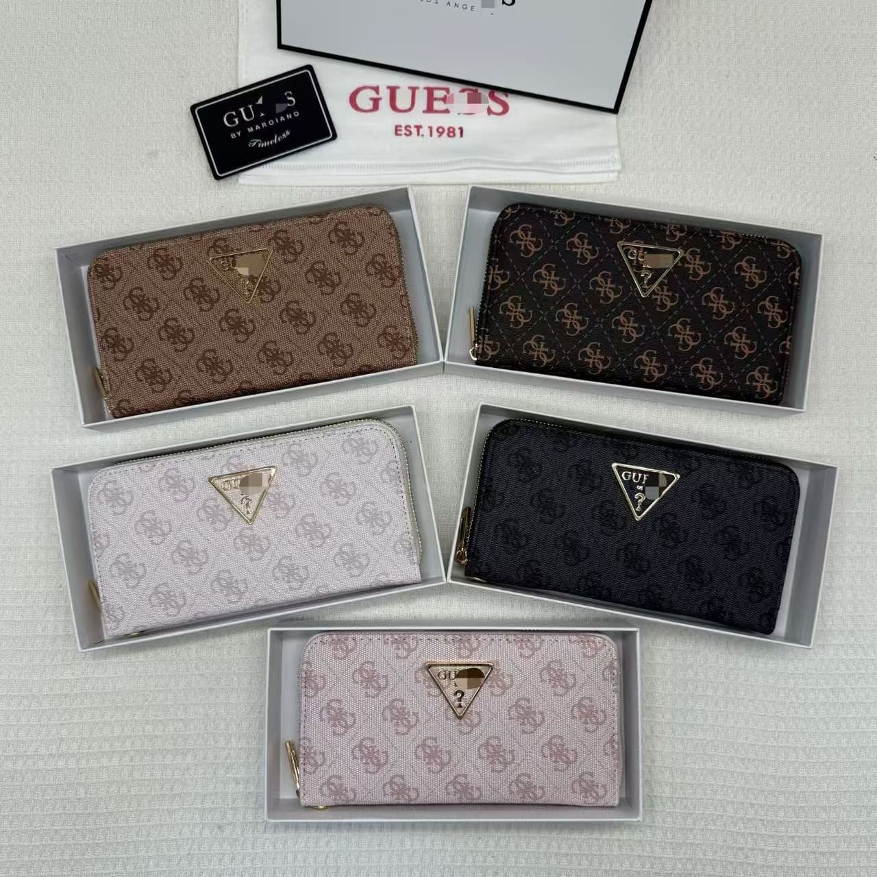 Classic Vintage Monogram Coin Purse Multifunctional Card Holder Original Zipper Card Case for Export